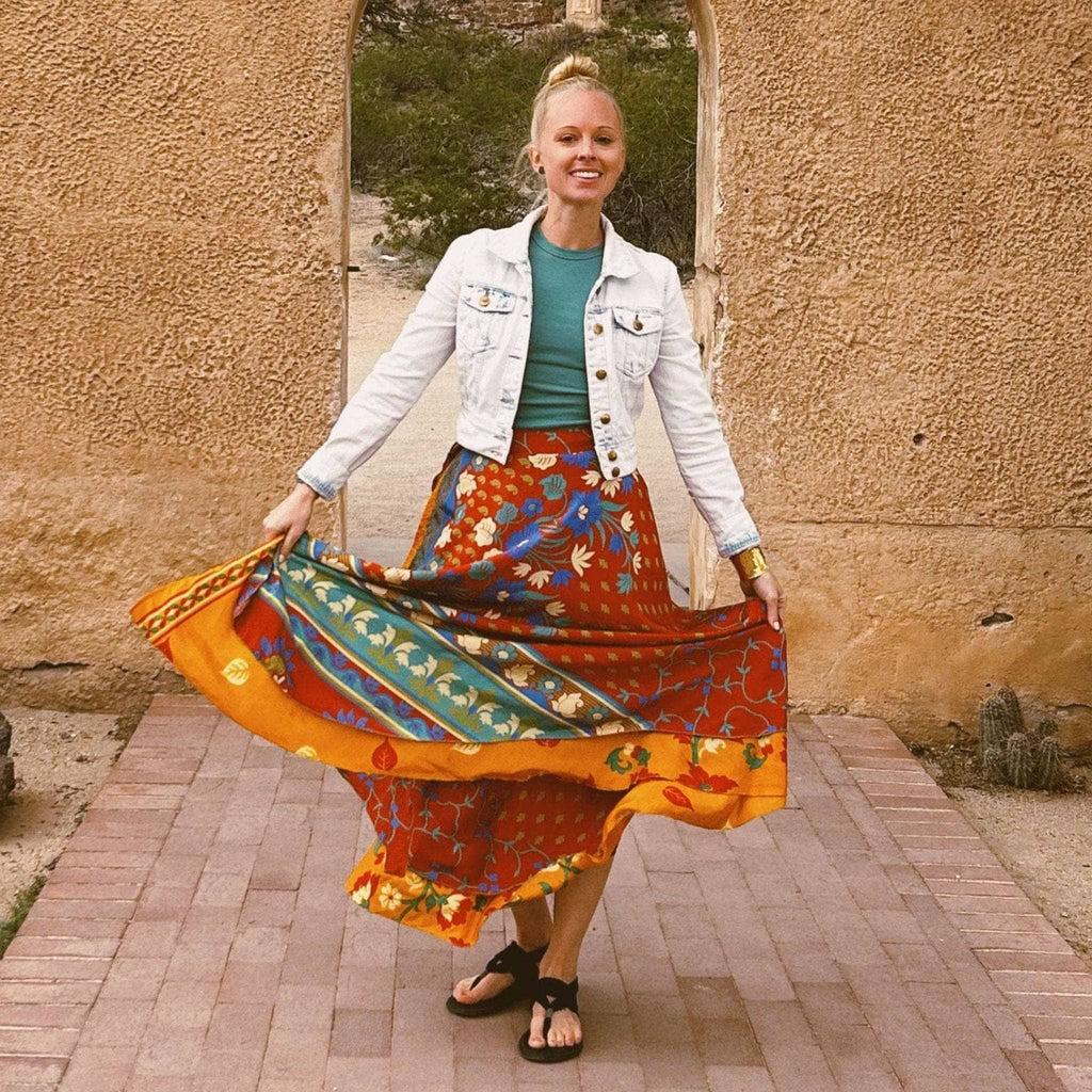 Made With Love: The Original Sari Wrap Skirt - Collective Awakening