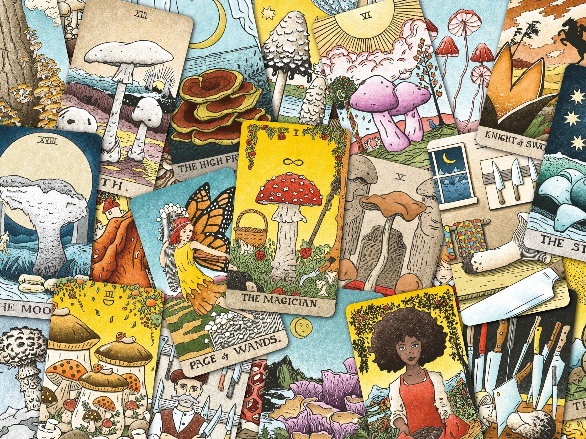 THE MUSHROOM HUNTER'S ARCANUM: A Tarot Deck for Mushroom Hunters - Collective Awakening