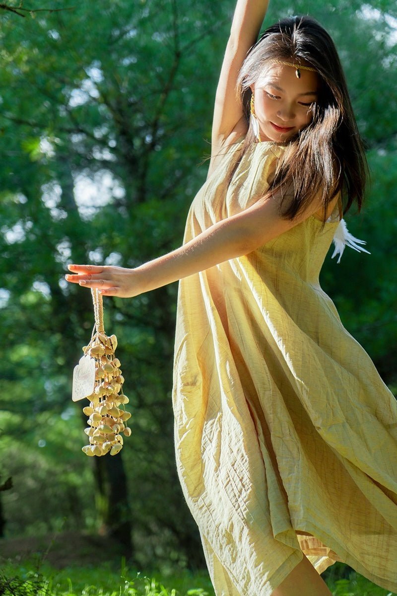 Chacha Oleander Seed Shaker | Hand Bell - Collective Awakening