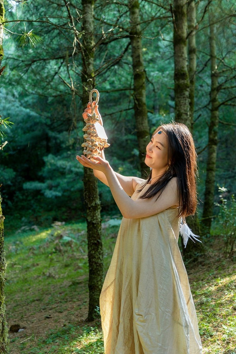 Chacha Oleander Seed Shaker | Hand Bell - Collective Awakening