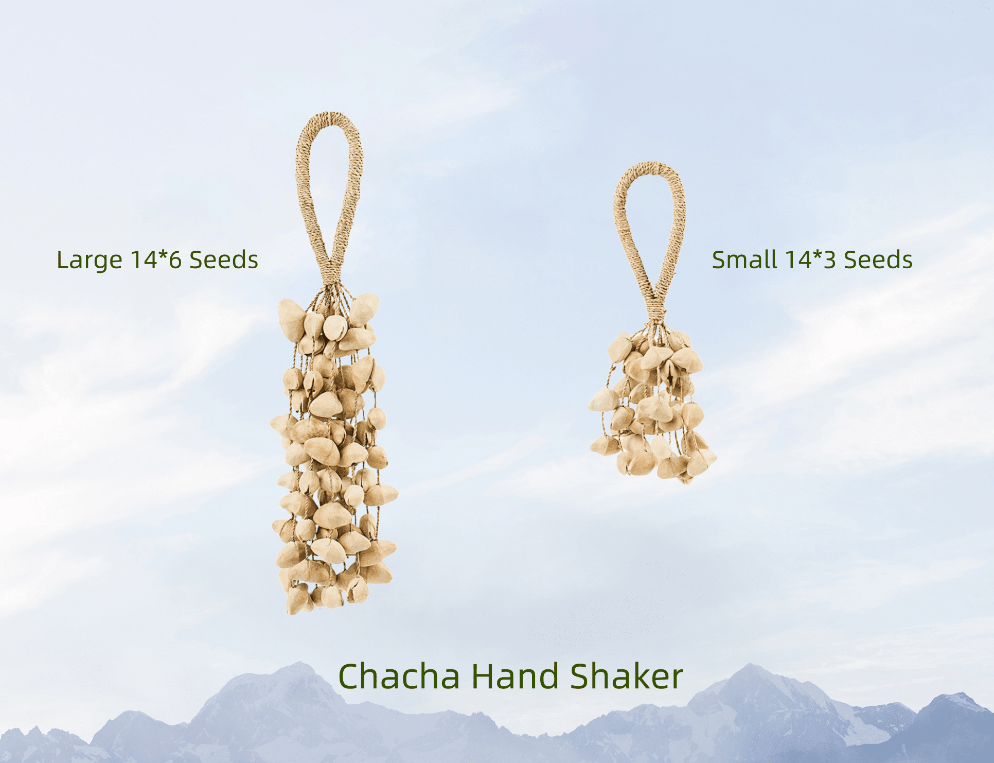 Chacha Oleander Seed Shaker | Hand Bell - Collective Awakening