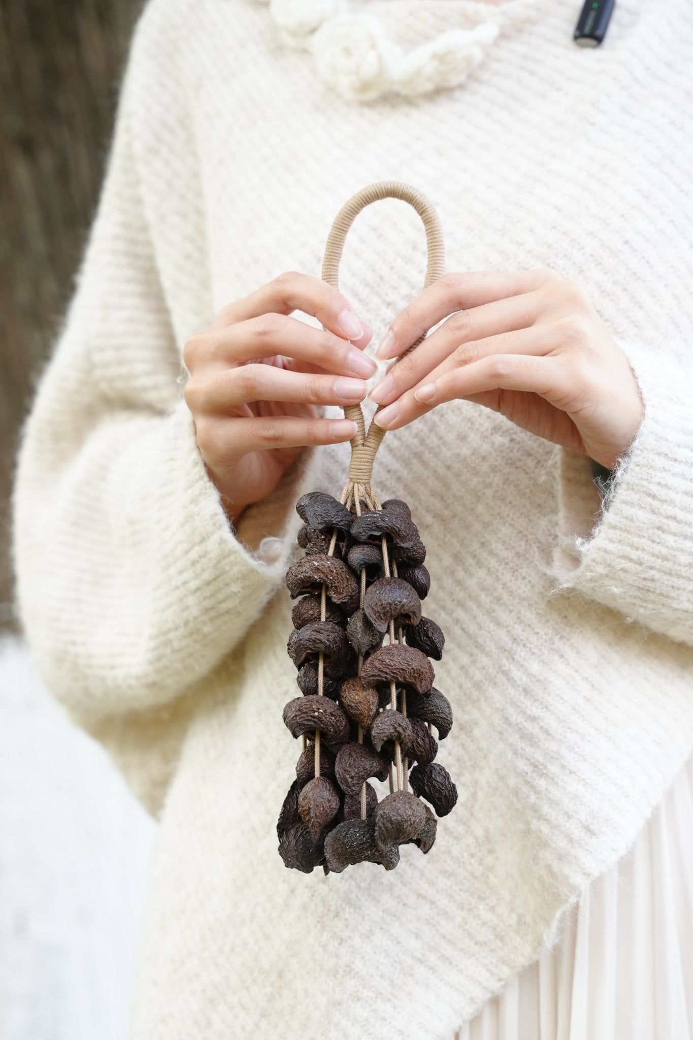 Seed Shaker | Handmade Moonin Seed Shell Hand Bell - Natural Rainforest Decor - Collective Awakening