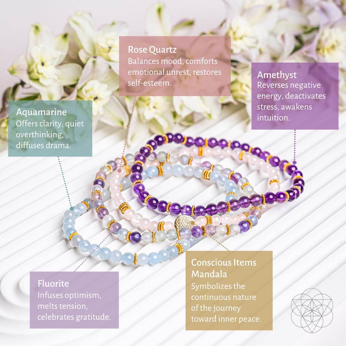 Soothing Anxiety - Free Bracelet Pack of 4 - Collective Awakening