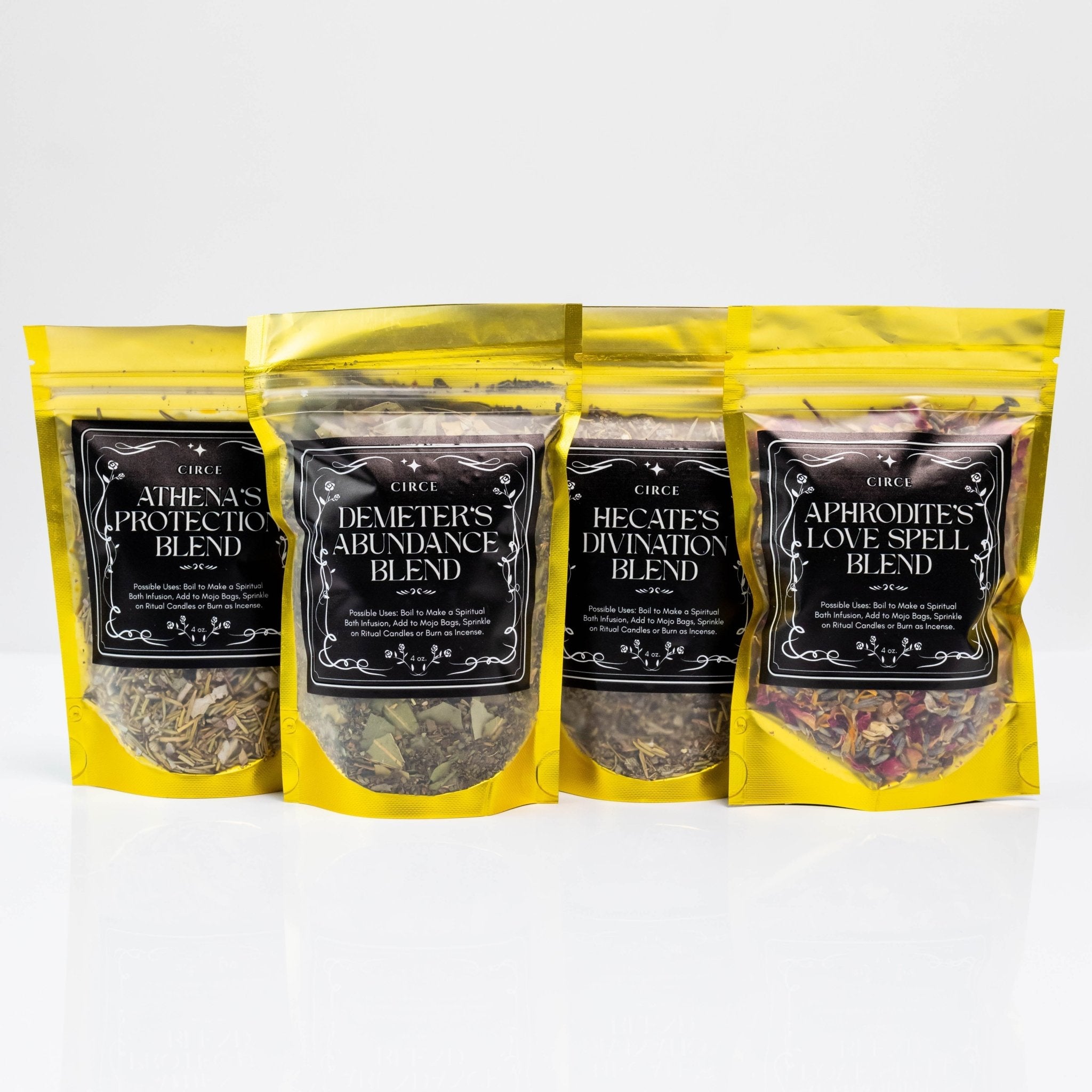 Herbal Ritual Blend – Four Intention Herbs for Cleansing, Love & Prosperity - Collective Awakening