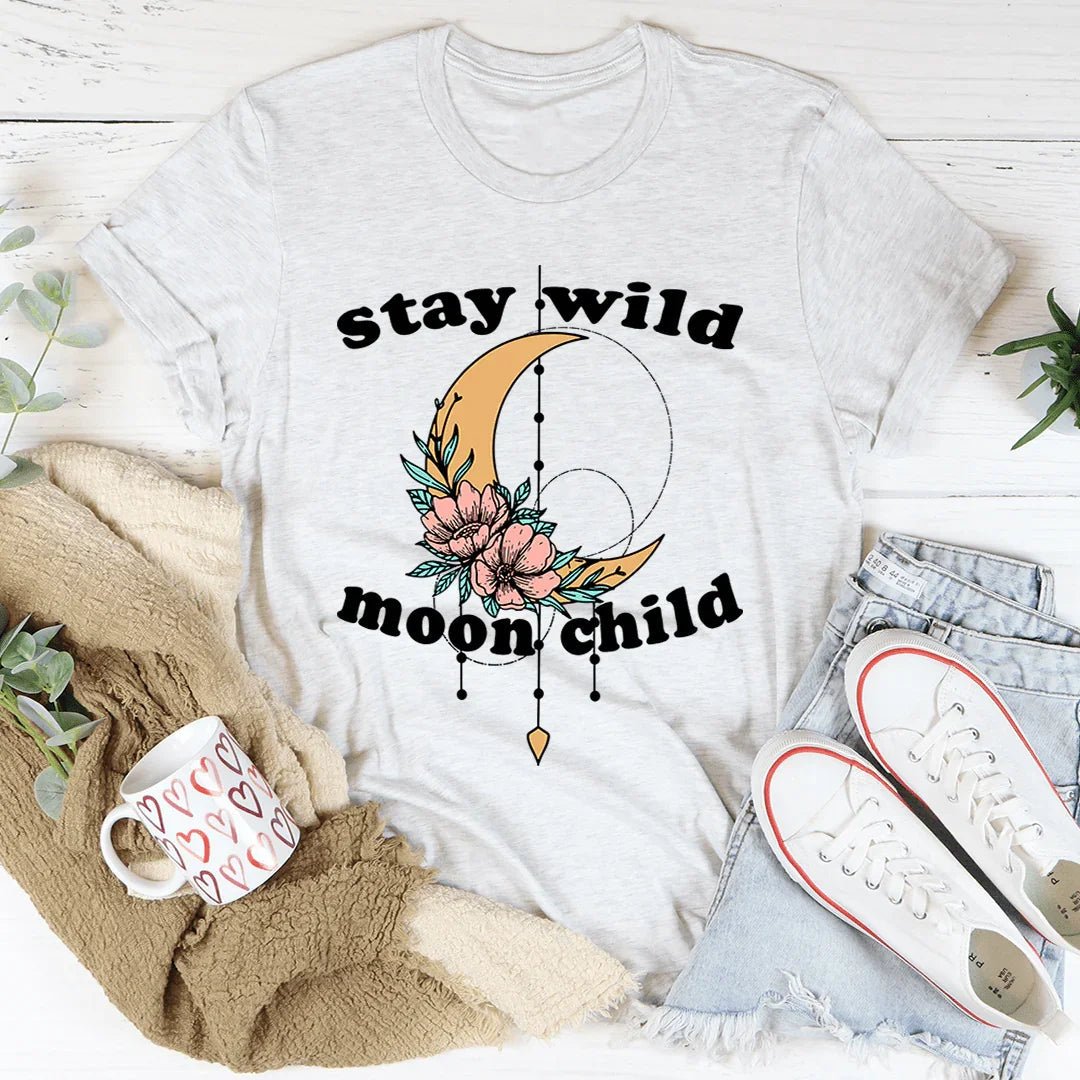 Stay Wild Moon Child Boho Tee - Collective Awakening