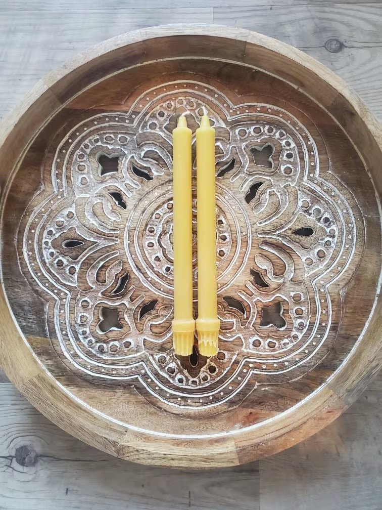 Beeswax Colonial Taper Candle - Collective Awakening