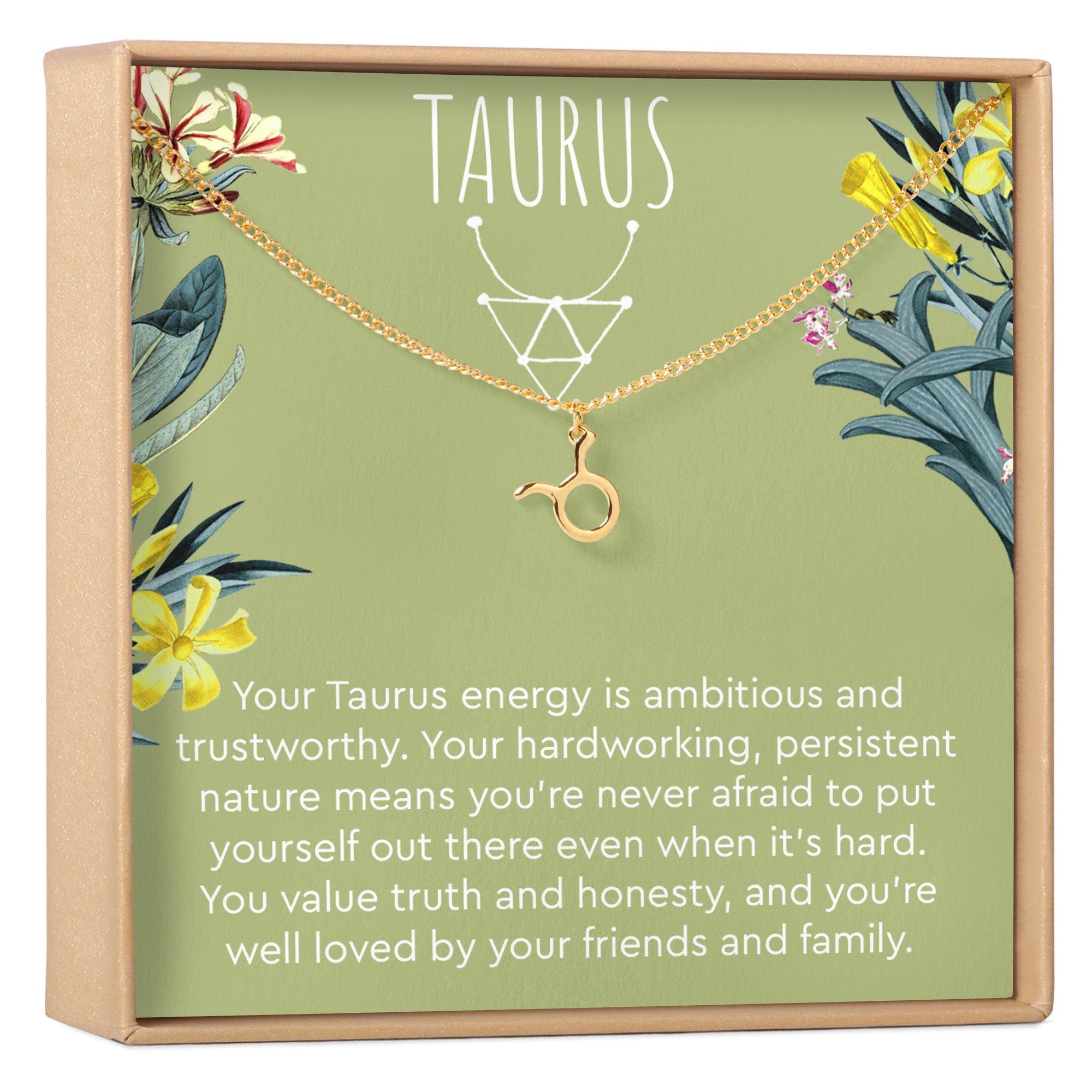 Taurus Zodiac Gift Necklace - Collective Awakening