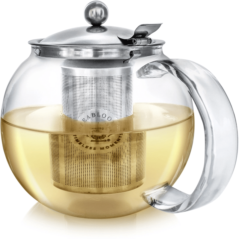 TeaBloom Round All - in - One Glass Teapot round - Collective Awakening