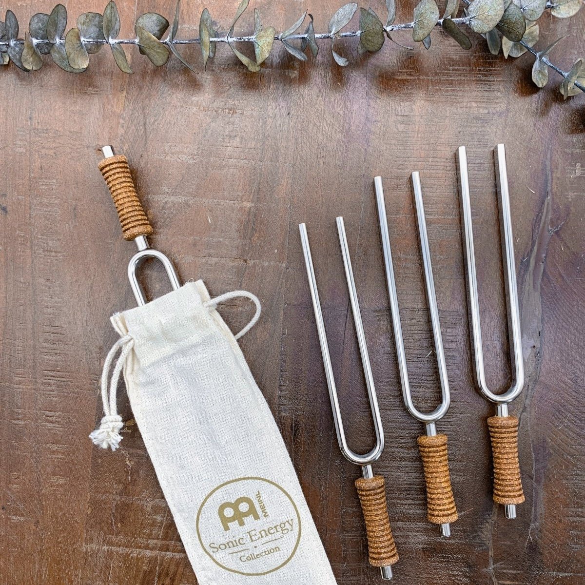 7 Chakra Healing Tuning Fork Set with Travel Case - Collective Awakening