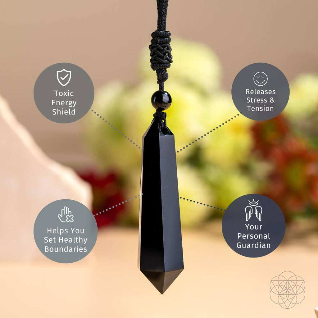 The Black Obsidian Talisman of Protection - Collective Awakening