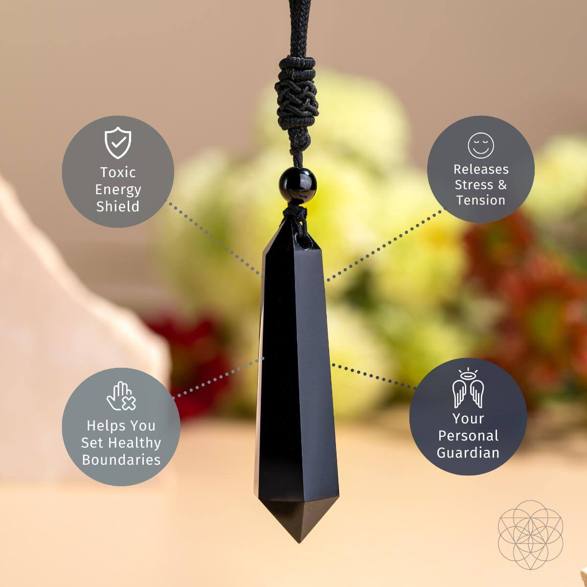 The Black Obsidian Talisman of Protection - Collective Awakening