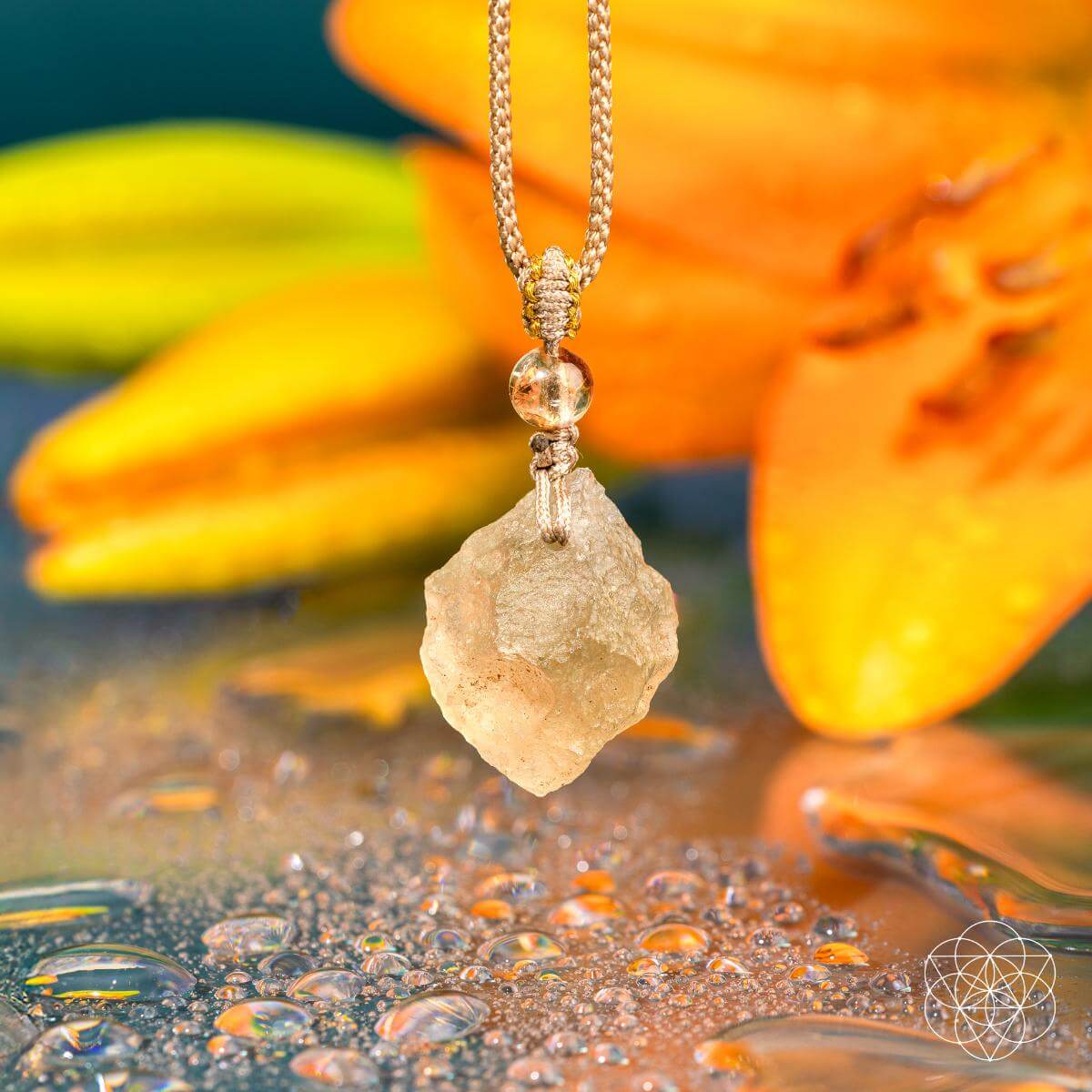 The Destiny Relic – Libyan Desert Glass Pendant - Collective Awakening