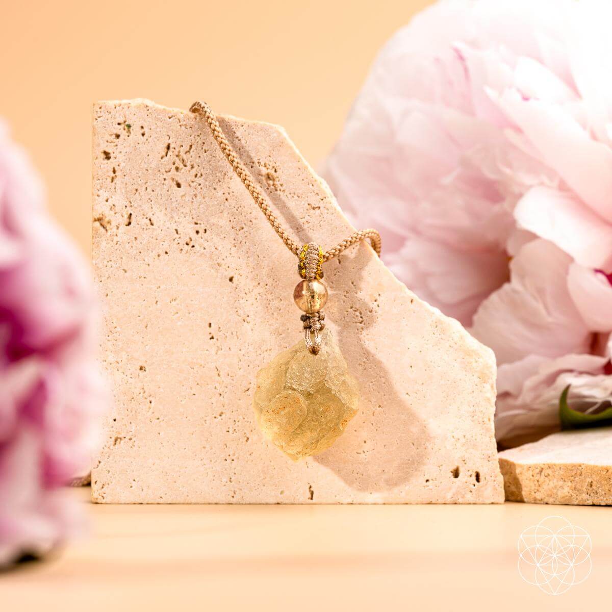 The Destiny Relic – Libyan Desert Glass Pendant - Collective Awakening