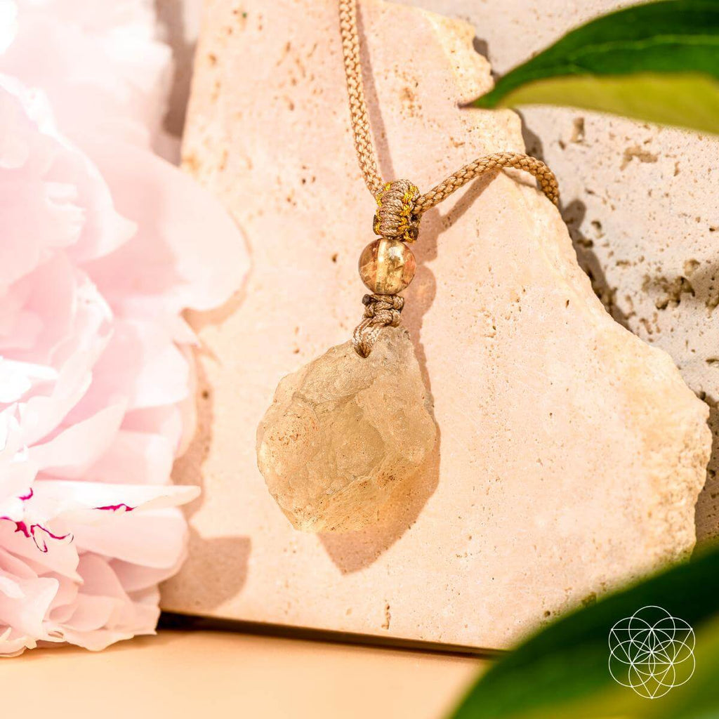 The Destiny Relic – Libyan Desert Glass Pendant - Collective Awakening
