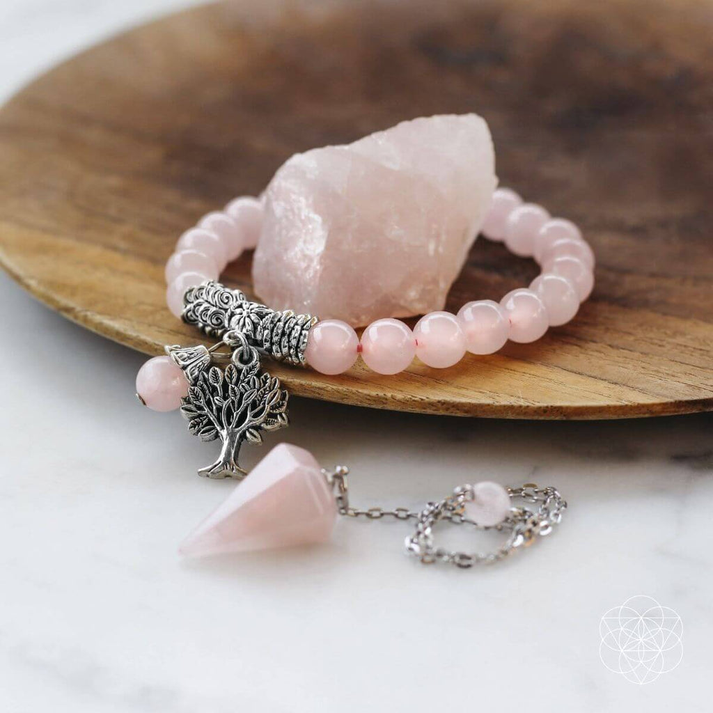 The Rose Quartz Healing Crystal Set - Collective Awakening