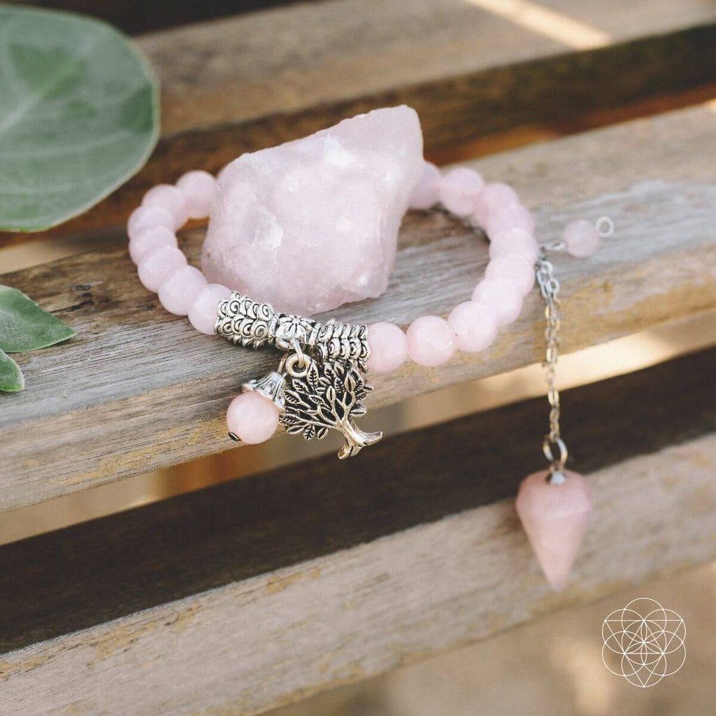 The Rose Quartz Healing Crystal Set - Collective Awakening