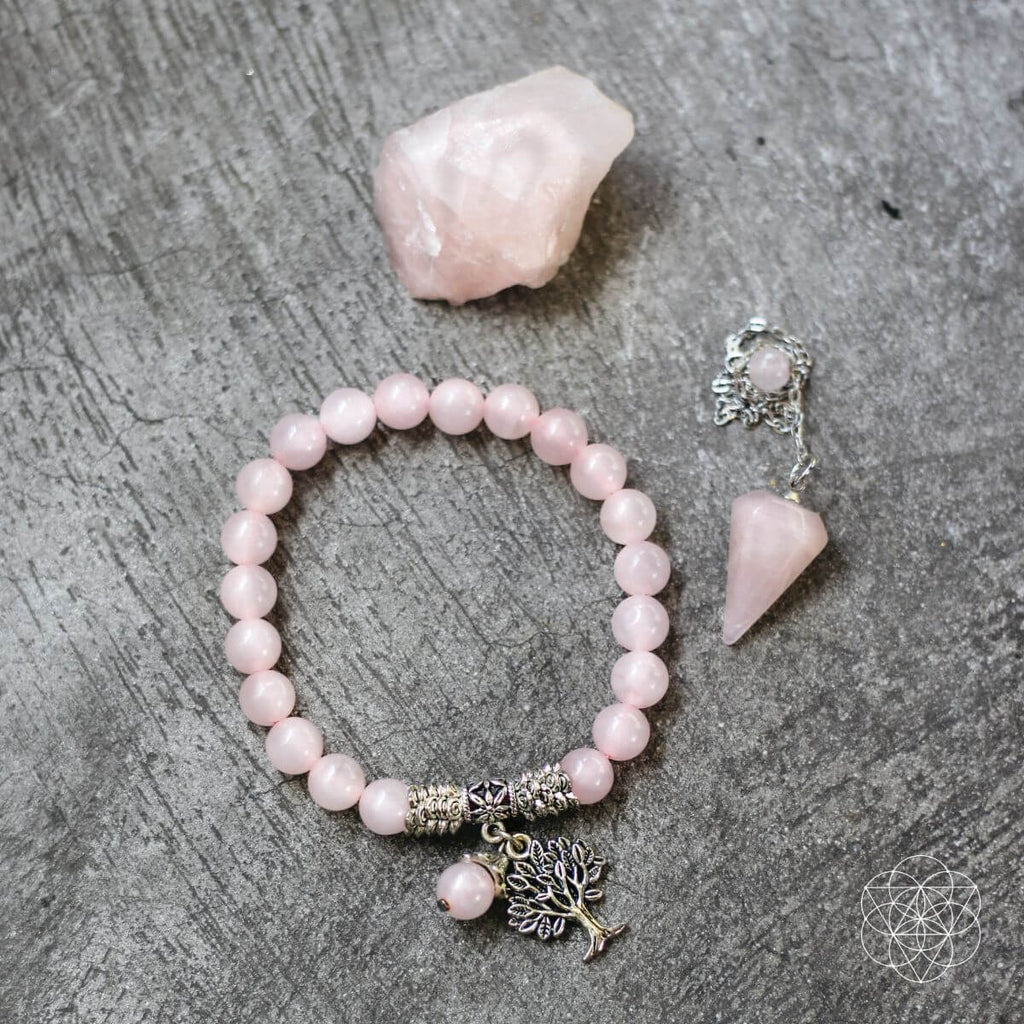 The Rose Quartz Healing Crystal Set - Collective Awakening