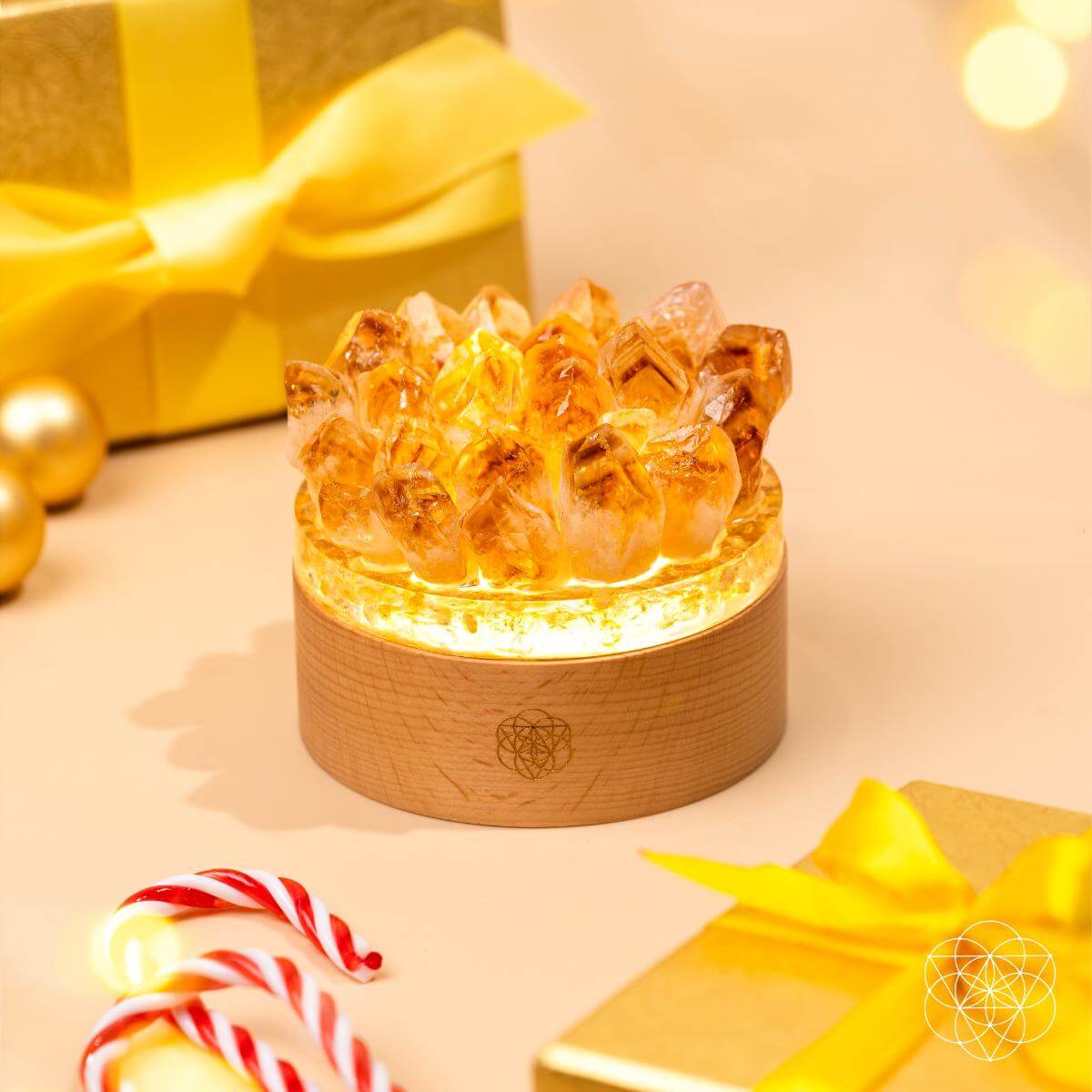 Turn My Life to Gold - Midas Citrine Lamp - Collective Awakening