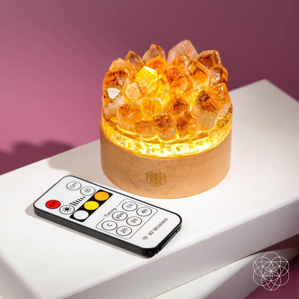 Turn My Life to Gold - Midas Citrine Lamp - Collective Awakening