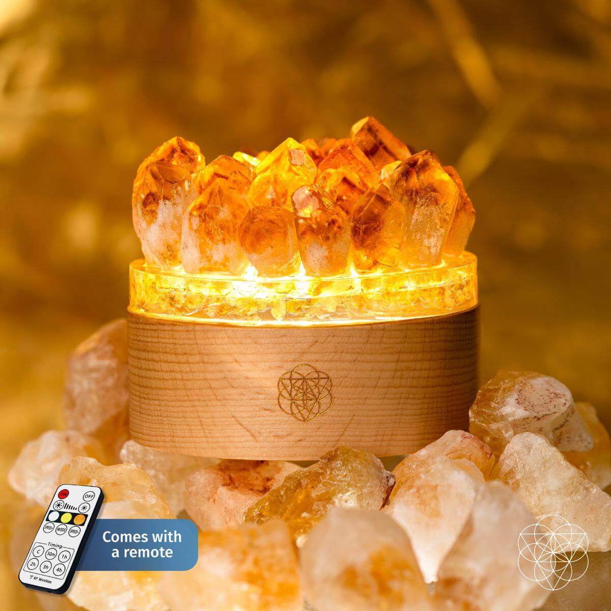 Turn My Life to Gold - Midas Citrine Lamp - Collective Awakening