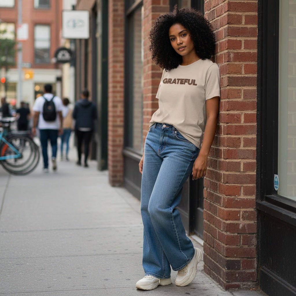 GRATEFUL Relaxed Cotton T-Shirt - Collective Awakening